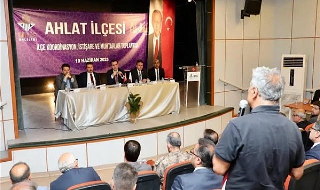 Bitlis’te Koordinasyon ve İstişare Toplantısı gerçekleştirildi