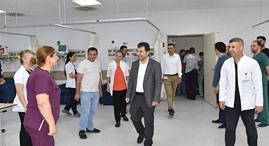 Dicle Üniversitesi Hastanesi'nde bayramlaşma töreni