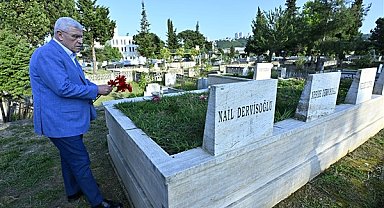 İYİ Parti Genel Başkanı Dervişoğlu, aile kabristanını ziyaret etti