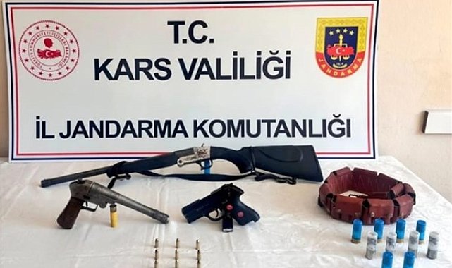 Kars'ta yasa dışı silah operasyonu
