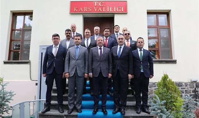 Kars Valisi Polat, Azerbaycan heyetini ağırladı