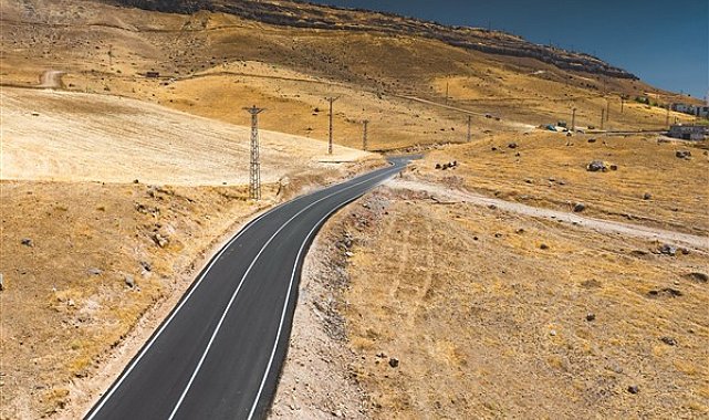 Mor Kiryakus Manastırı yoluna yatay ve dikey işaretlemeler yapıldı