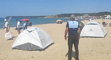 Saros Körfezi’nde kumsallarda çadır kurmak yasaklandı