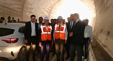 Siirt Valisi Kızılkaya, Eruh-Fındık Yolu ve Tünel Projesi'ni inceledi