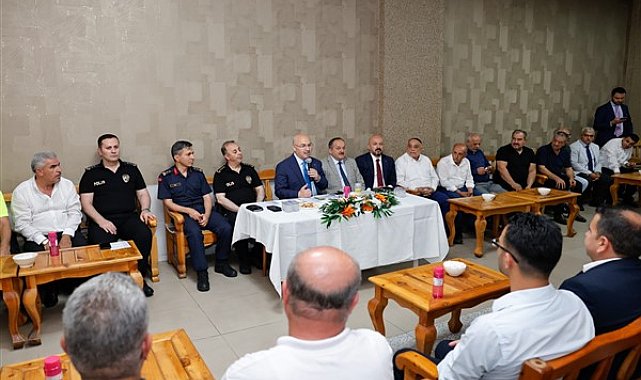 Vali Köşger, Seyhanlılarla bir araya geldi