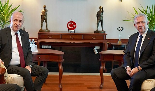 Zafer Partisi Genel Başkanı Özdağ, Başkan Yavaş'ı ziyaret etti