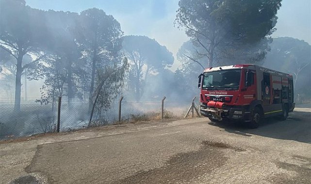 Bergama’da orman yangınına müdahale ediliyor