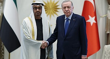 Cumhurbaşkanı Erdoğan, BAE Devlet Başkanı Al Nahyan’ı resmi törenle karışıladı