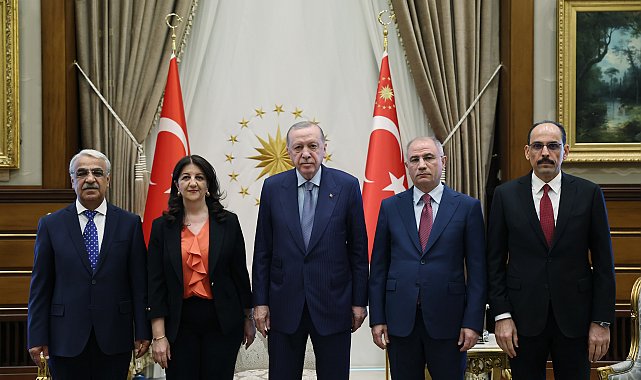 Cumhurbaşkanı Erdoğan, DEM Parti heyetini kabul etti