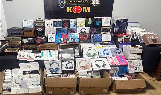 Ordu Emniyet Müdürlüğü operasyon gerçekleştirdi