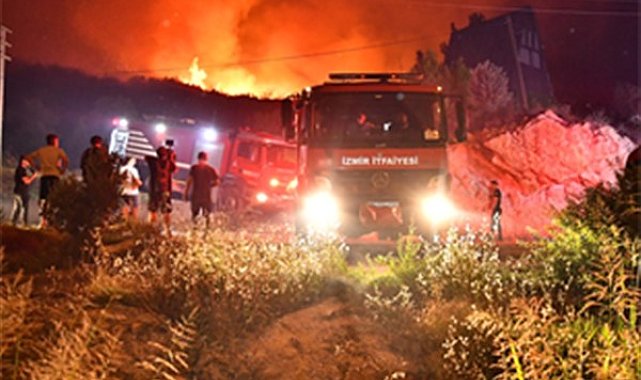 Seferihisar Mersin Alanı Mahallesi'ne itfaiyeden koruma kalkanı