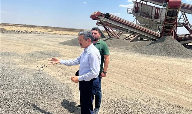 Şırnak Valisi Ekici, İdil Tepeköy'deki Konkasör Tesisini inceledi