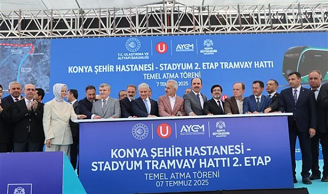 Stadyum-Şehir Hastanesi Tramvay Hattı 2. Etabının temeli atıldı