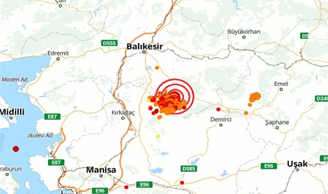 Balıkesir 'de 4.4 büyüklüğünde deprem