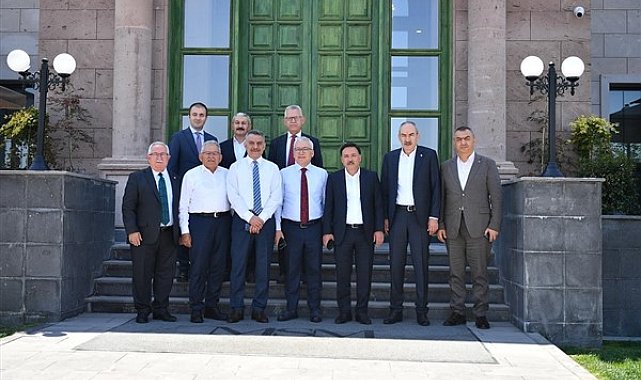 Başkan Büyükkılıç, Vali Çiçek ile birlikte oran heyetini MSM’de misafir etti
