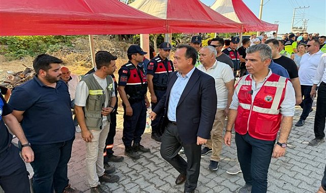 Başkan Dutlulu, Soma yangınını yerinde inceledi