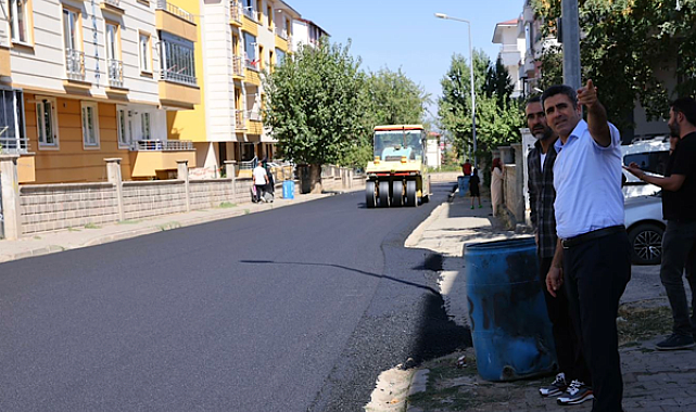 Bingöl’de asfalt çalışmaları devam ediyor