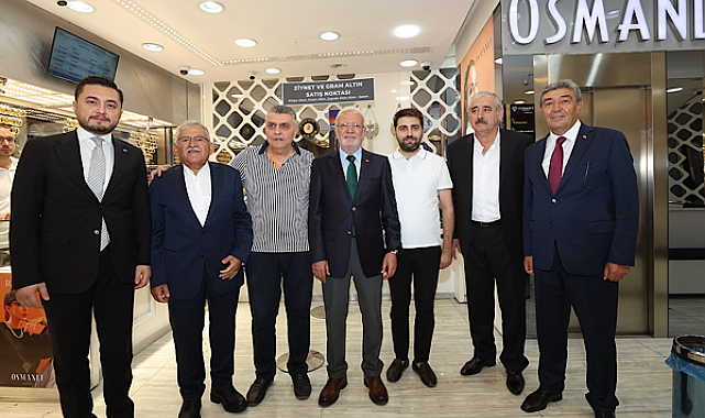 Büyükkılıç ve Elitaş’tan Kazancılar Çarşısı esnafına ziyaret