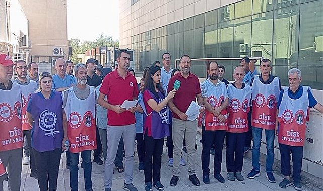 DİSK/Dev Sağlık-İş’ten basın açıklaması