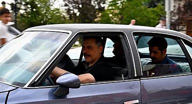 Erzurum Valisi Çiftçi, Klasik Otomobil Fuarı resepsiyonuna katıldı