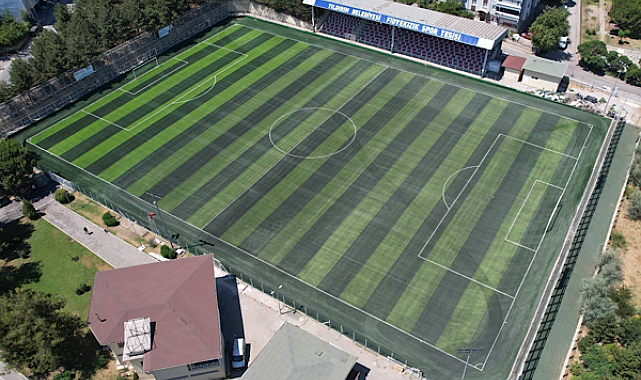 Fidyekızık Spor Tesisi’nin zemini yenilendi