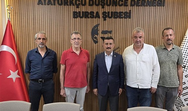 İYİ Parti Bursa Milletvekili Türkoğlu'ndan ADD Bursa Şubesi’ne ziyaret