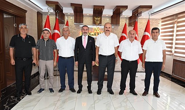 Recebanlılar Derneğinden Batman Valisi Canalp'e ziyaret