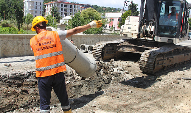 Samsun’da altyapı yatırımları devam ediyor