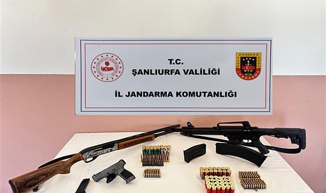 Şanlıurfa'da yasa dışı ruhsatsız silahlanmayla mücadele