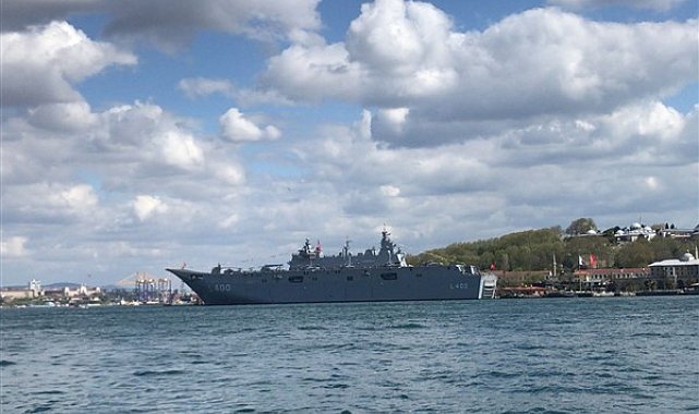 TCG Anadolu gemisi, İstanbul’a ulaştı