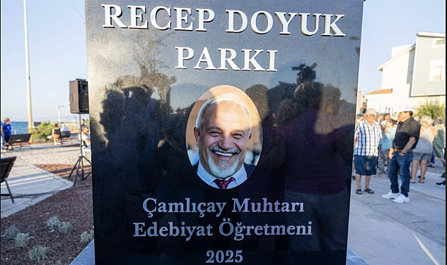 Urla’da Recep Doyuk Parkı açıldı