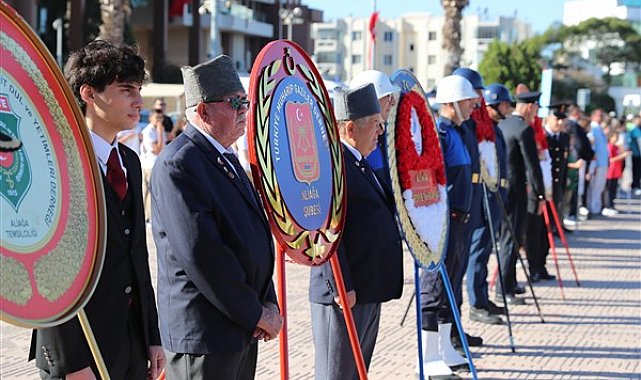 Aliağa Belediyesi gaziler onuruna tören düzenledi
