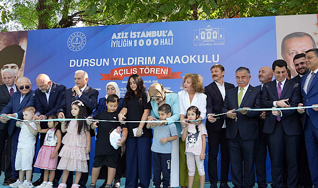 Bahçelievler’de Dursun Yıldırım Anaokulu açıldı