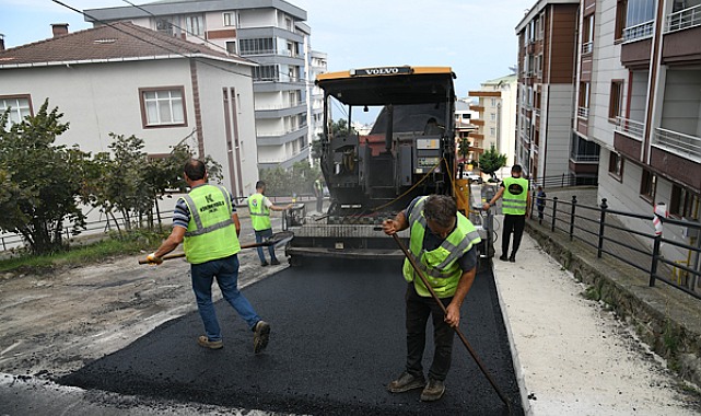 Başkan Genç, Ortahisar’daki asfaltlama çalışmalarını inceledi