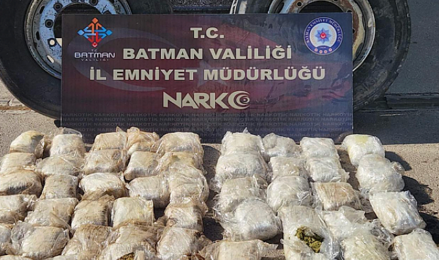 Batman’da 27 kilo 450 gram skunk ele geçirildi