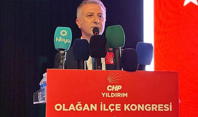 CHP Yıldırım İlçe Başkanlığı Olağan Kongresi yapıldı