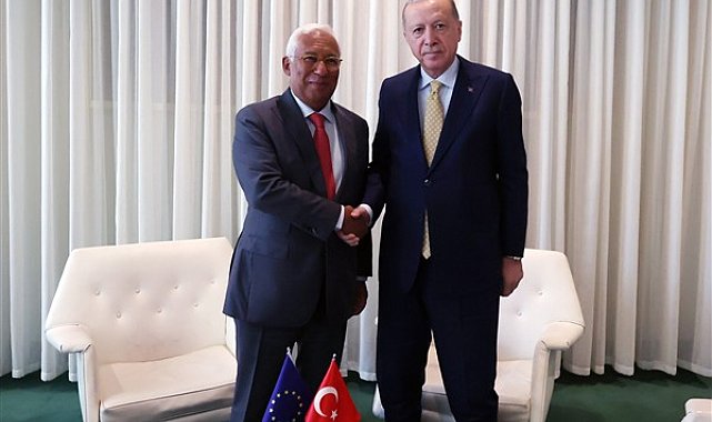 Cumhurbaşkanı Erdoğan, AB Konseyi Başkanı Costa ile görüştü