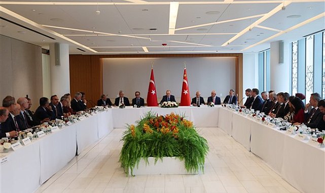 Cumhurbaşkanı Erdoğan, ABD’li üst düzey şirket yöneticileriyle görüştü