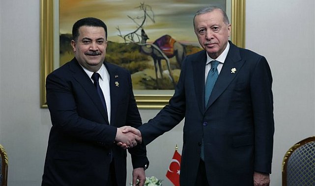 Cumhurbaşkanı Erdoğan, Irak Başbakanı Sudani ile görüştü