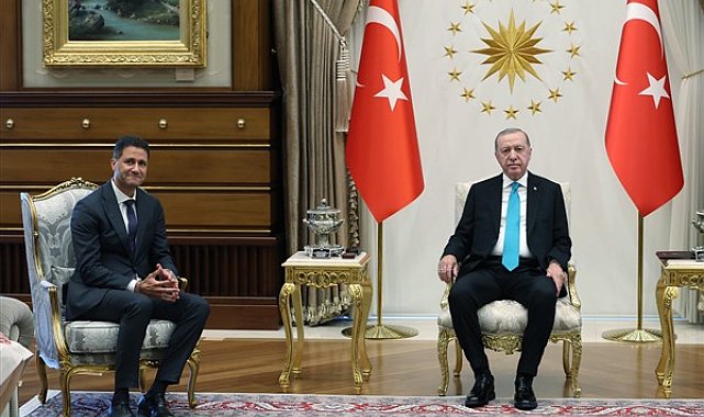 Cumhurbaşkanı Erdoğan, Lüksemburg Büyükelçisi Daniel Da Cruz’u kabul etti