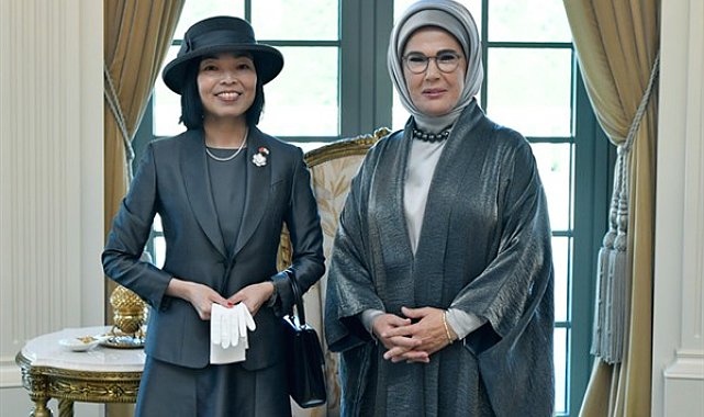 Emine Erdoğan, Japonya Altes Prensesi Mikasa ile görüştü