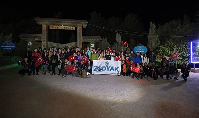Eskişehir'de Avrupa Hareketlilik Haftası kapsamında gece yürüyüşü düzenlendi