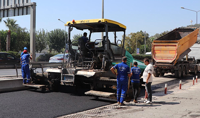 İZBETON İzmir’de asfalt çalışmalarını sürdürüyor
