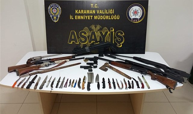 Karaman'da çeşitli suçlardan aranan 9 şahıs yakalandı
