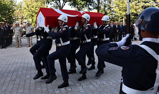 Kütahya’da Şehit Jandarma Uzman Çavuş'a cenaze töreni düzenlendi