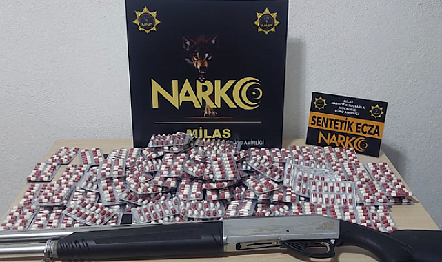 Muğla’da 3 kişi uyuşturucu ve ruhsatsız silahla yakalandı