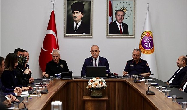 Ordu Valisi Erol: Şehrimizin huzuru için canla başla çalışıyoruz