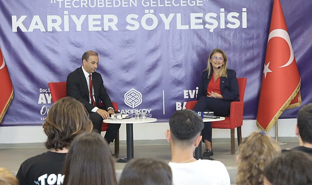 Ovalıoğlu gençlerle kariyer söyleşisinde buluştu