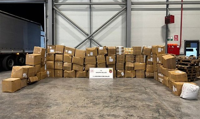Sakarya'da 1 milyon 500 bin TL değerinde tütün ele geçirildi