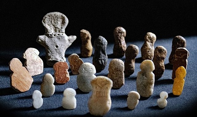 Tavşanlı Höyük'te mermer, kemik ve pişmiş topraktan yapılmış idoller ortaya çıkarıldı